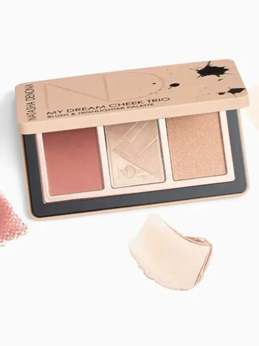 Natasha Denona Peachy Pink & Champagne Eye Trio